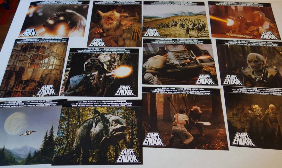 Ewoks: The Battle for Endor original release german lobby still set